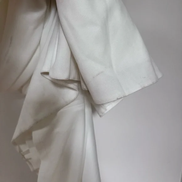 BHLDN Anthropologie Blake square neck Maxi Dress White Gown | Wedding NEW XL - Picture 9 of 10